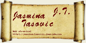 Jasmina Tašović vizit kartica